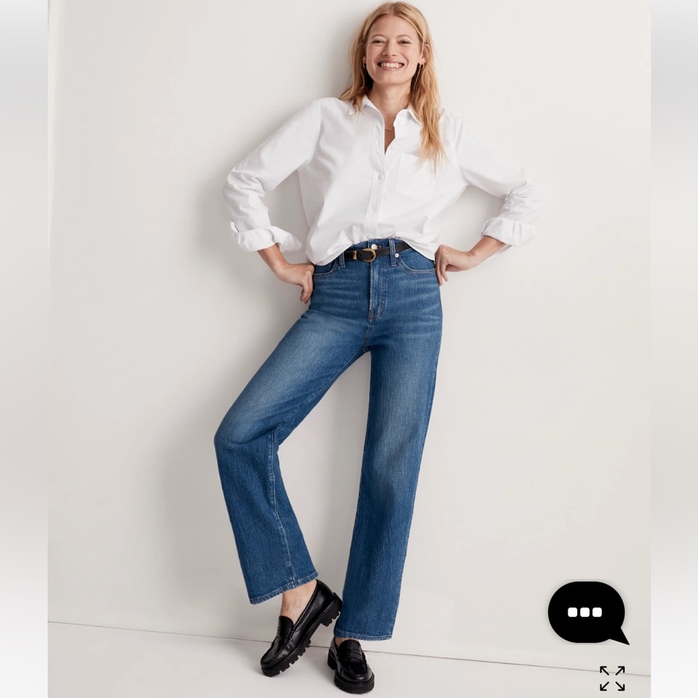 Madewell Perfect Vintage wide leg jeans- 25P